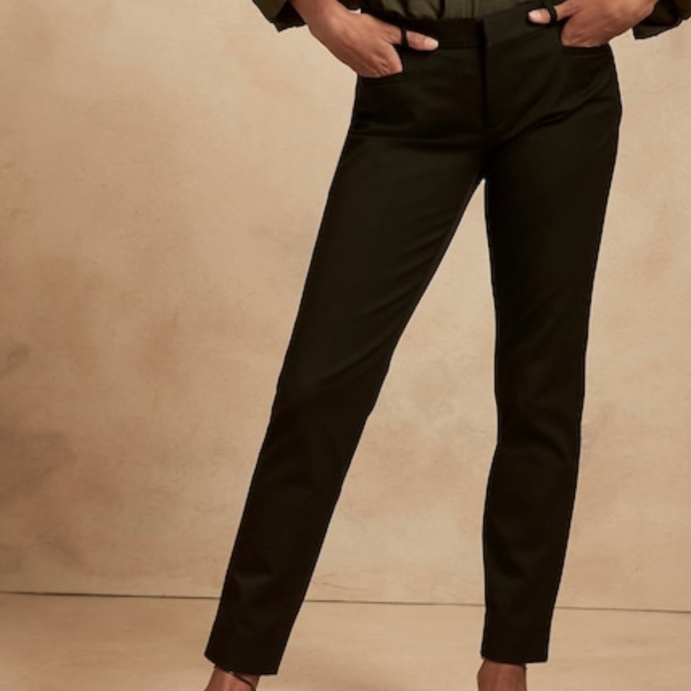 Banana republic sloan pants navy blue size 12 dry clean only